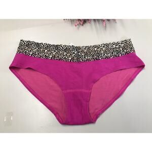 Vintage 2012 Victorias Secret Cotton Heart Logo Lingerie Hipster Panty Sz Large